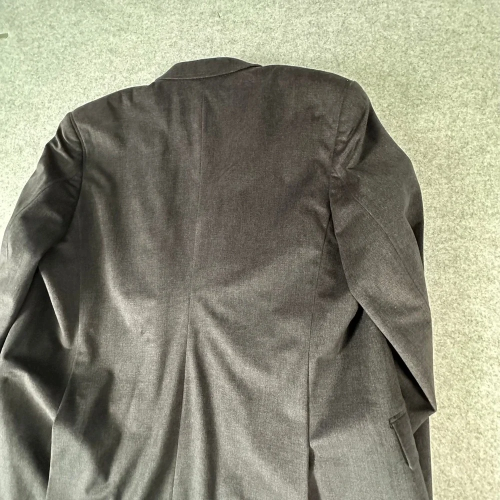 Pronto Uomo Blazer Mens 3XLT Charcoal Grey Two Button Corduroy Sport Coat